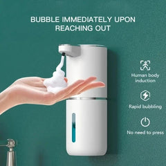 Touchless Soap Dispenser – 380ml Wall Mount, USB Rechargeable, Sensor Auto Pump