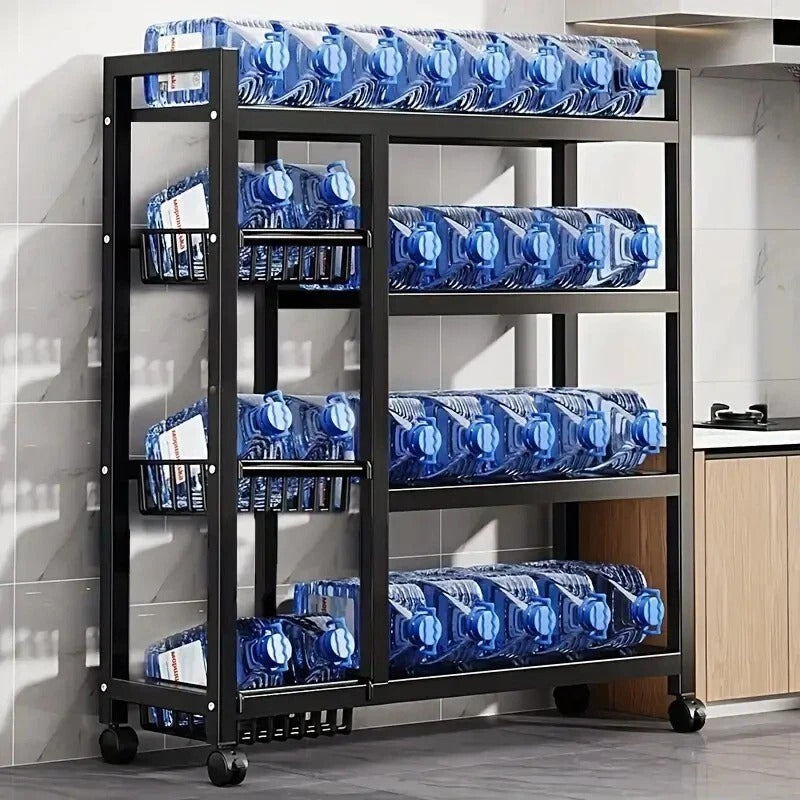 Durable, Space-Saving Organizer for Kitchen, Living Room, Bedroom - Rolling Carb