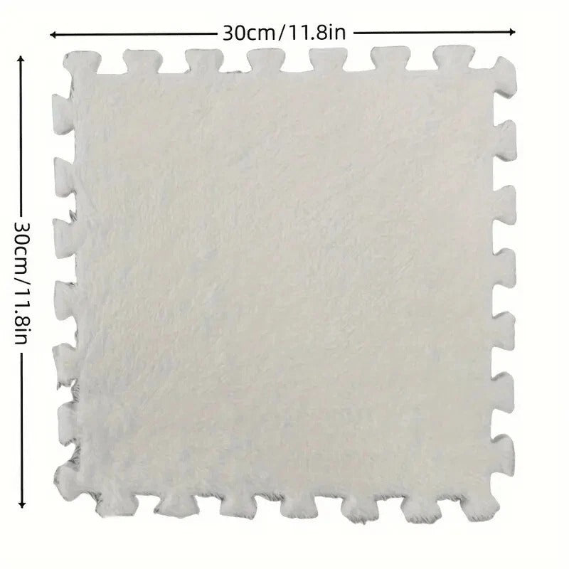 30pcs Soft Interlocking Foam Floor Mats – Washable Rug Tiles 30x30cm
