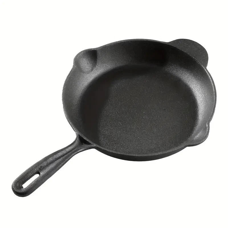 Cast Iron Grill Pan – Non-Stick Ridged Skillet for Steak & BBQ
