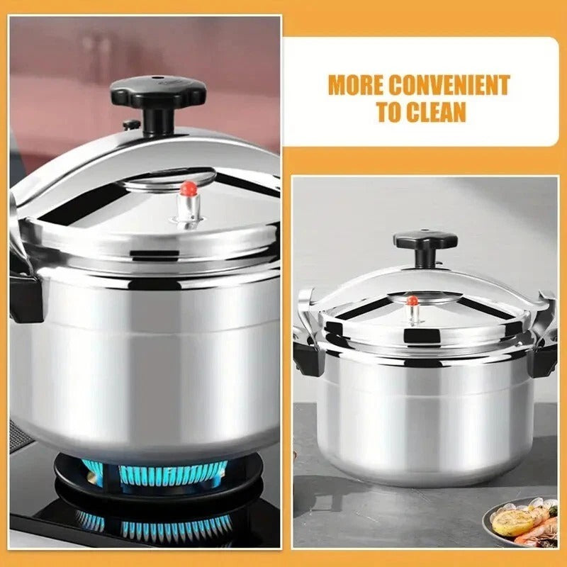 7L Aluminum Stock Pot with Lid & Vent – Ideal for Canning, Cooking, Stews