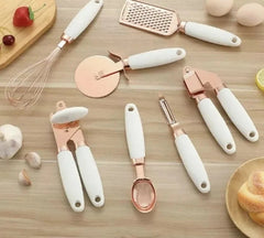 7 Piece Kitchen Utensils Set Cooking Tools Gadgets – Multi Colour Nylon Non Stic