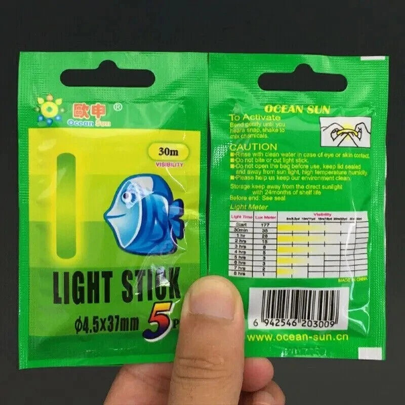 GLOW STICKS SEA COARSE CARP FISHING FLOAT LIGHT ROD TIP NIGHT LIGHT STICKS - UK