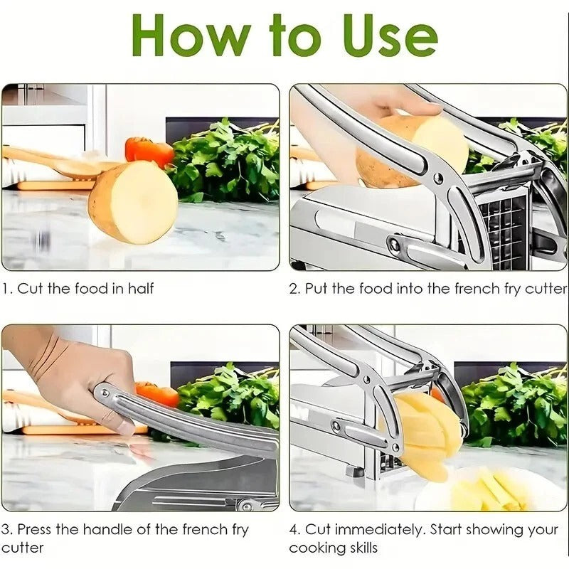 Stainless Steel Multi-Function Vegetable and Fruit Slicer - Durable Kitchen Gadget