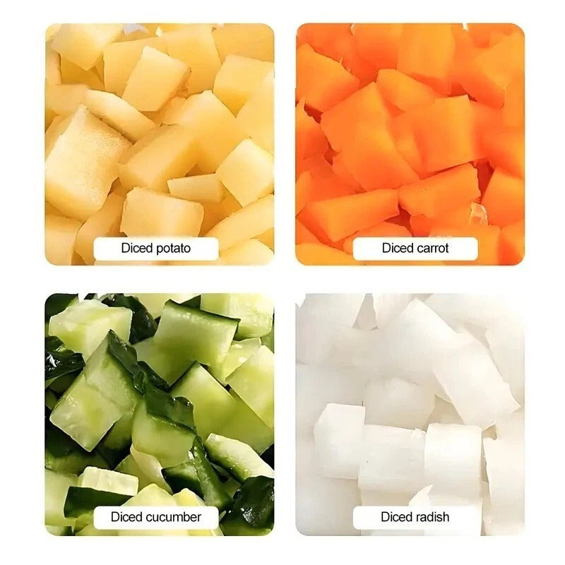 Stainless Steel Multi-Function Vegetable and Fruit Slicer - Durable Kitchen Gadget