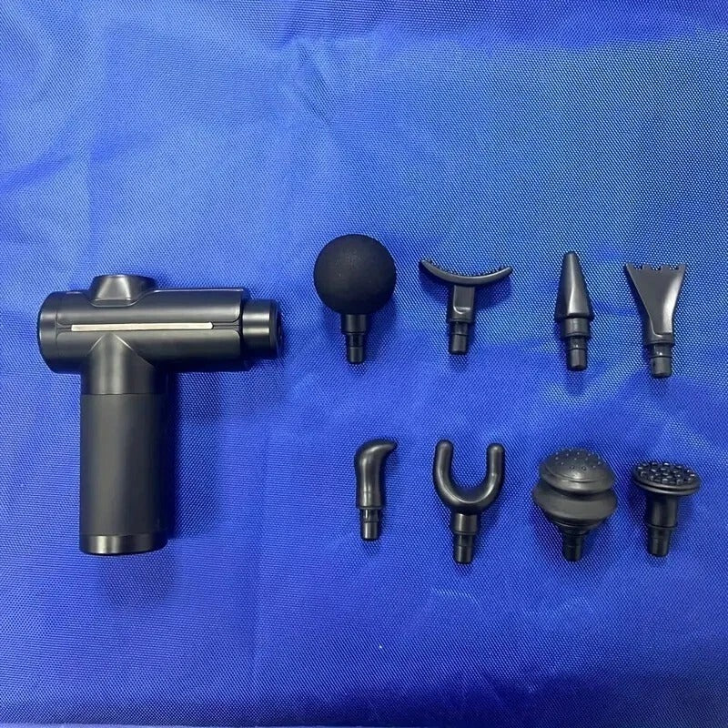 Muscle Massage Gun–32 Speed Deep Tissue Massager, Heads & LCD Touch Father's Day