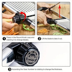 Chef's Inspirations Adjustable Mandoline Slicer - COMINHKPR128905