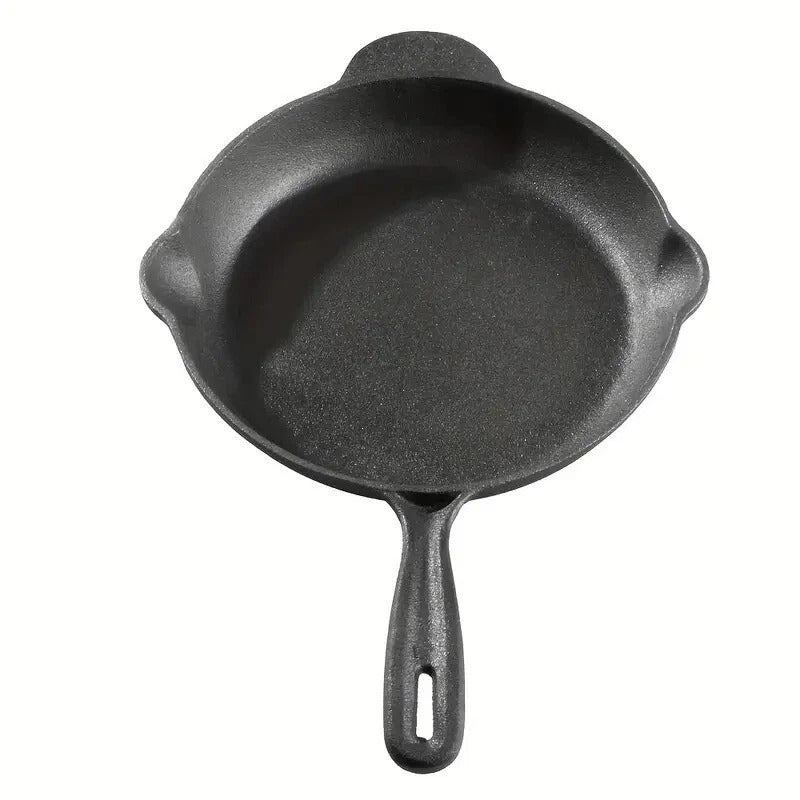 Cast Iron Grill Pan – Non-Stick Ridged Skillet for Steak & BBQ
