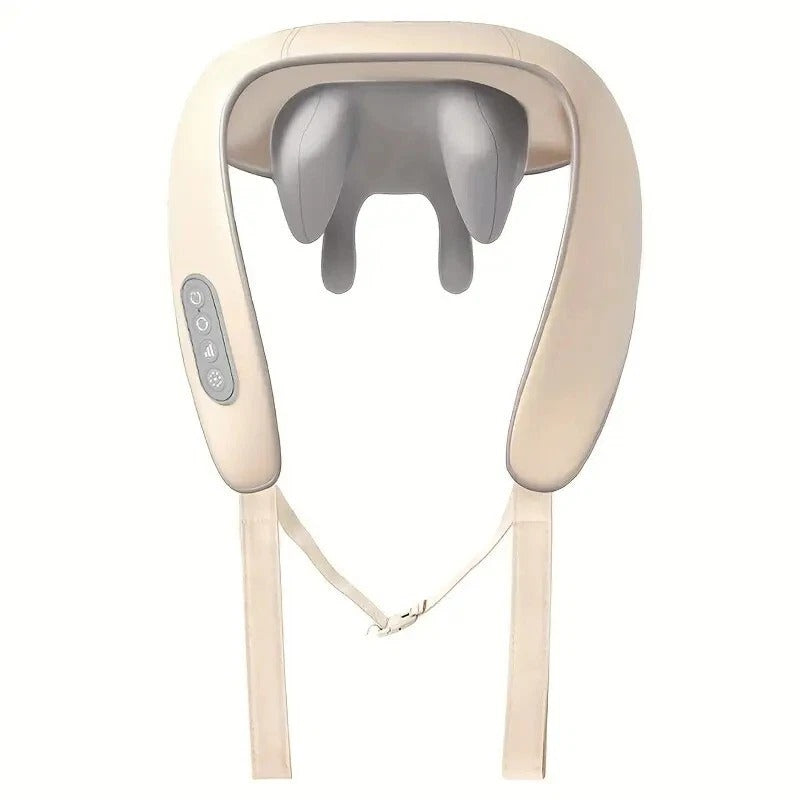 Electric Neck & Shoulder Massager with Heat – Deep Kneading, Gift for Adults