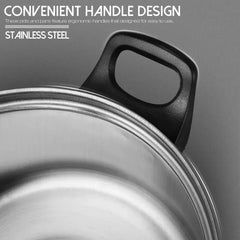 12 Piece Stainless Steel Cookware Saucepan Set Pan Pot Kitchen Cooking Glass Lid