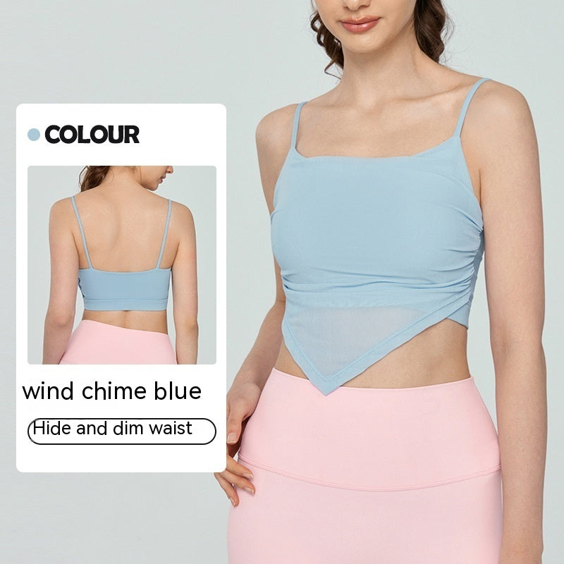 Women's Mesh Camisole Yoga Vest Underwear