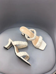 Women's Thick Heel Mid-heel Strap Sandals