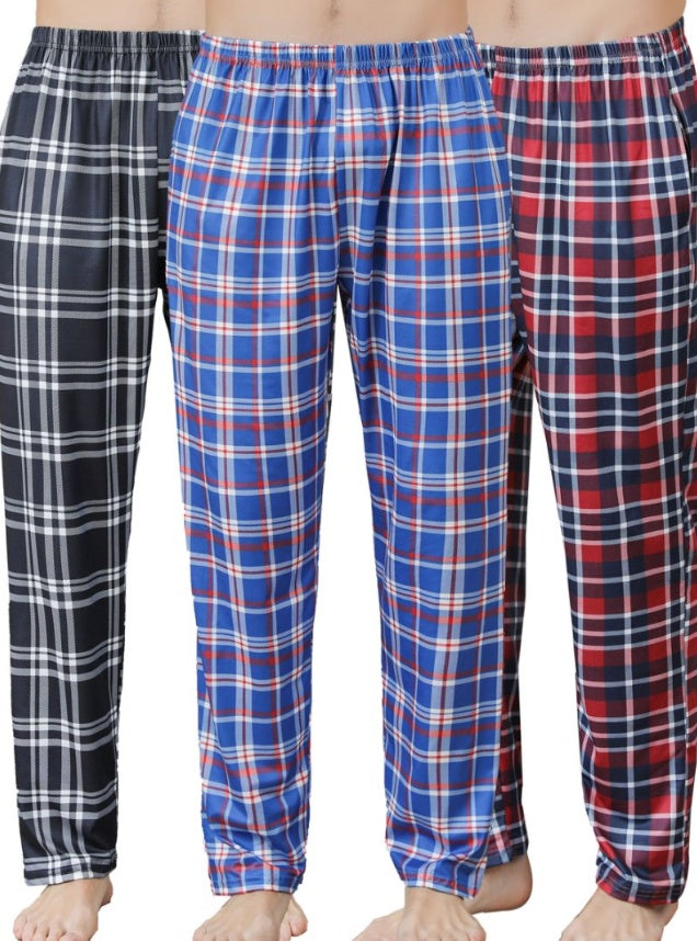 Ice Silk Fabric Single Stripe Pants Style - Hat