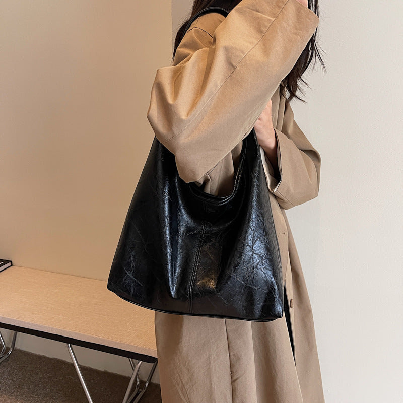 2pcs Composite Bag Fashion Shoulder Bag With Clutch Bag Casual Commuting Large Capacity Hobo Tote Bags Women - Clothing