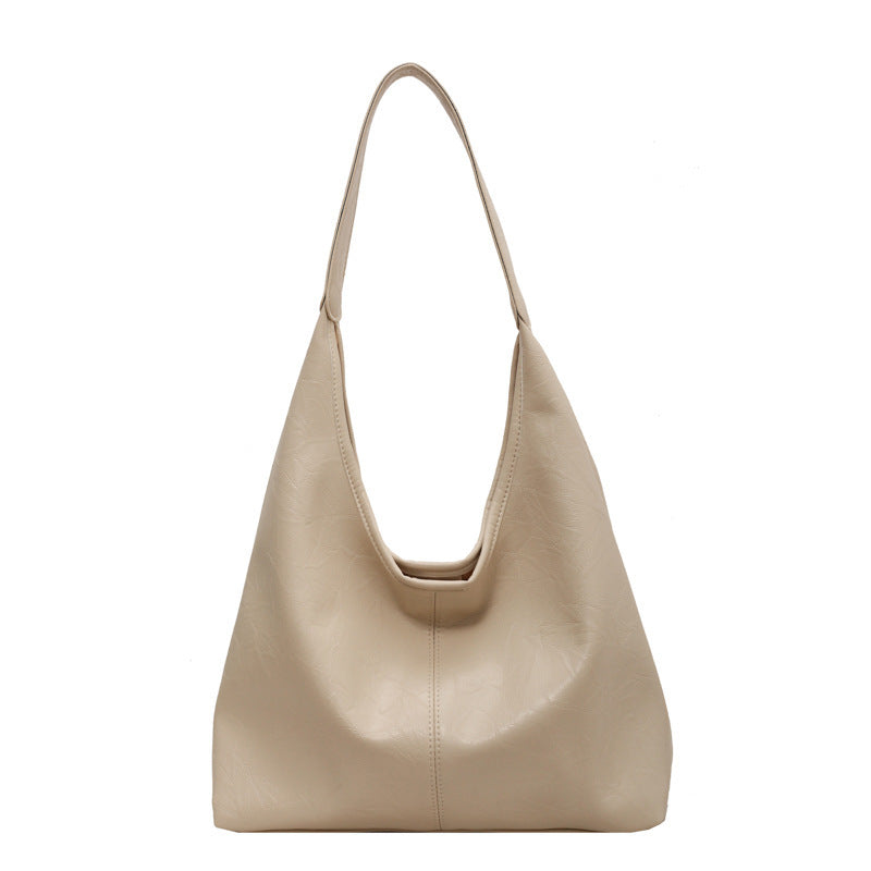 2pcs Composite Bag Fashion Shoulder Bag With Clutch Bag Casual Commuting Large Capacity Hobo Tote Bags Women - White