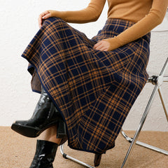 Knitted Skirt Autumn And Winter Mid Length
