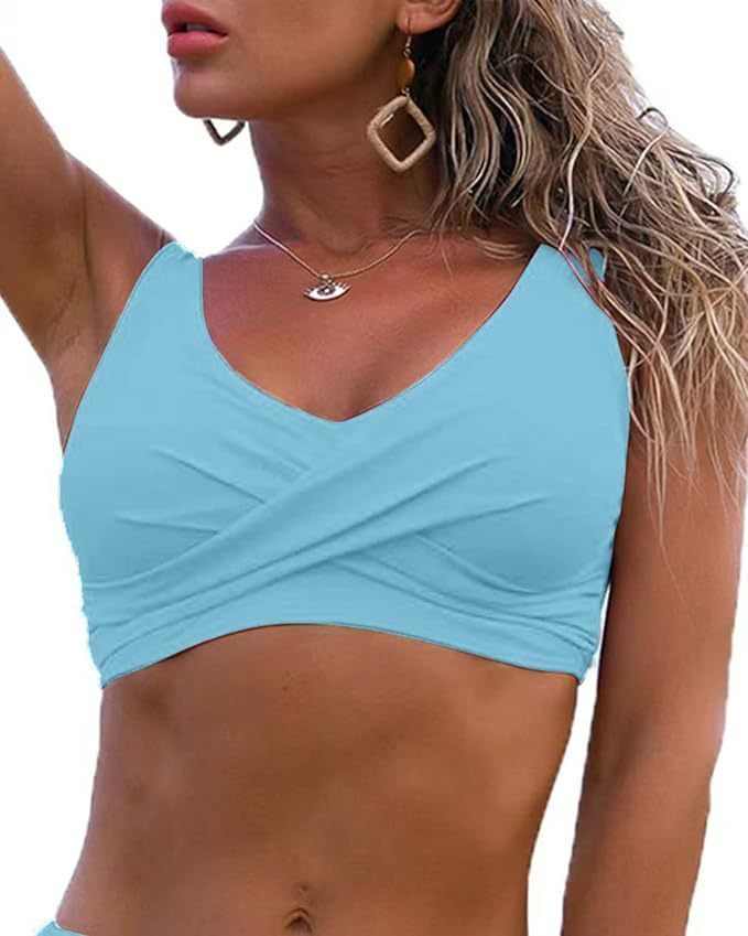 Women's Two-Piece Swimsuit – Stylish Set with Side Lacing, Perfect for Beach and Pool Scenes