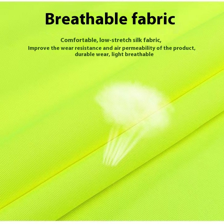 Multifunctional Reflective Traffic Breathable Vest Construction Duty Security Patrol Protective Clothing