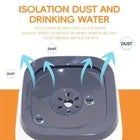 Splash-Proof Floating Pet Water Bowl for Dogs & Cats - Non-Slip,