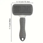 Pet Grooming Brush for Dogs Cats - Deshedding Comb with One-Click Hair Removal