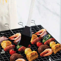 9pcs BBQ Tool Set – Stainless Steel Grill Utensils with Storage Bag Gift