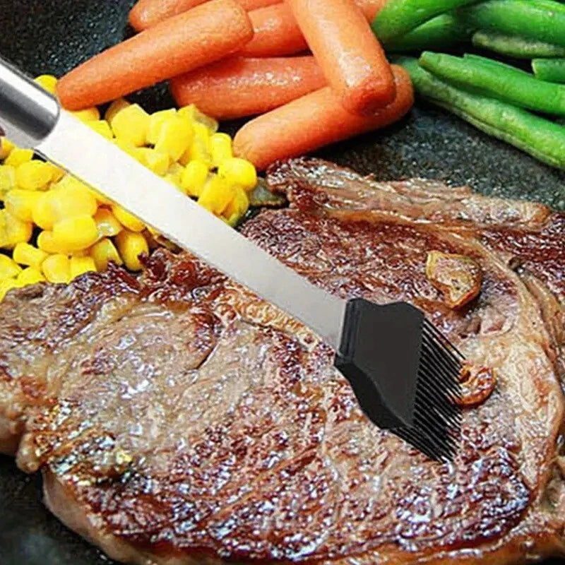 9pcs BBQ Tool Set – Stainless Steel Grill Utensils with Storage Bag Gift