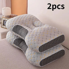 2pcs Soft Cervical Pillow, Neck Support Pillow for Side and Back Sleepers