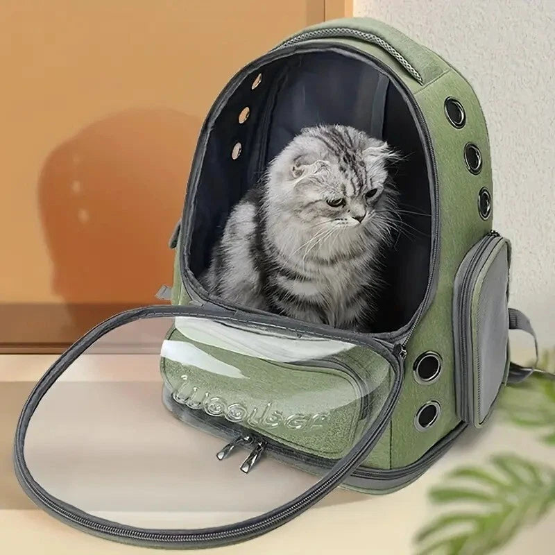Astronaut Window Dog Cat Pet Travel Bag Carrier Breathable Transparent Backpack
