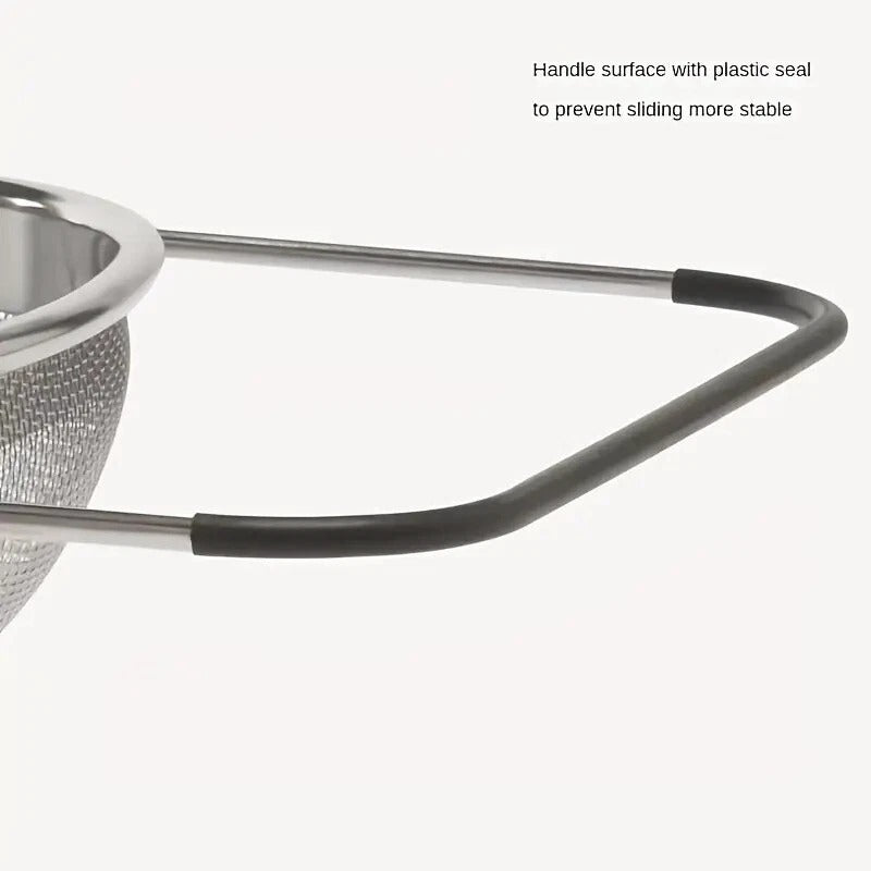 1pc, Sink Colander, Vegetable Sink Washing Basket, Fruit Drain Basket Rack, Stainless steel