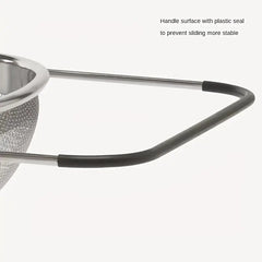 1pc, Sink Colander, Vegetable Sink Washing Basket, Fruit Drain Basket Rack, Stainless steel