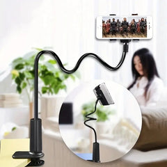 Adjustable Gooseneck Phone Holder Stand for Desk and Bedroom. 360 Degree Rotate.