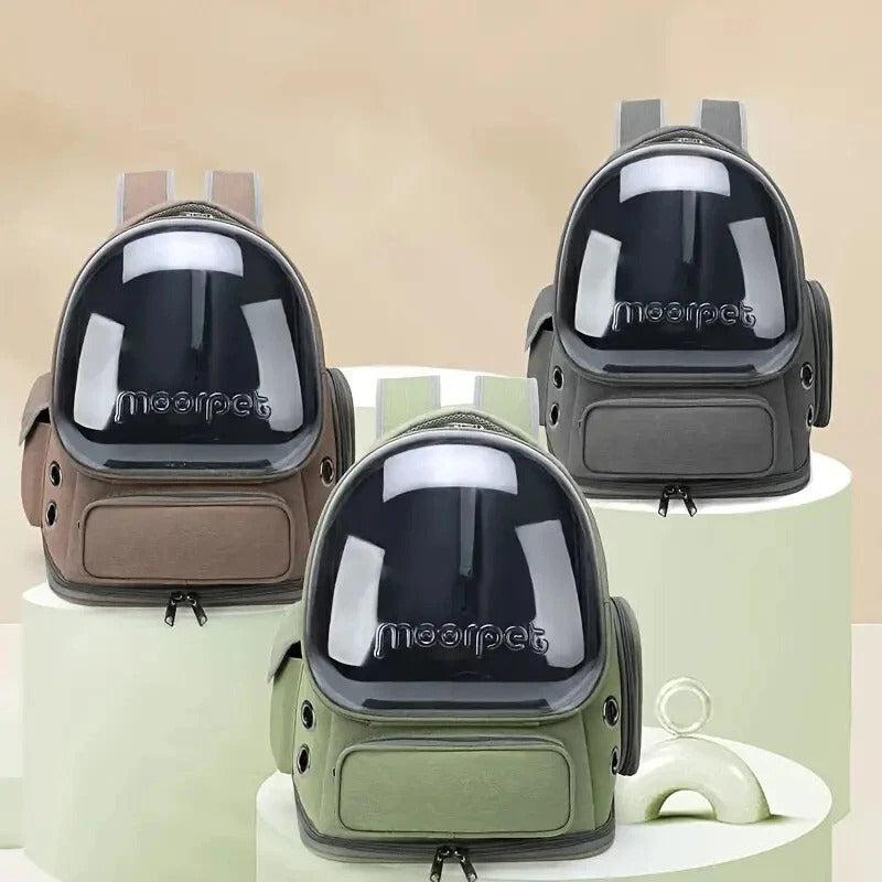 Astronaut Window Dog Cat Pet Travel Bag Carrier Breathable Transparent Backpack