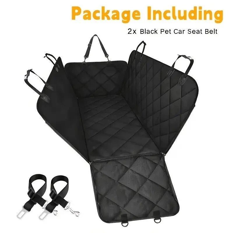 Pet Car Seat Cover – Dog Protector Hammock Rear Mat, Waterproof Cushion
