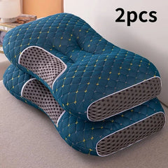 2pcs Soft Cervical Pillow, Neck Support Pillow for Side and Back Sleepers