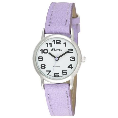 Ravel Women’s Classic Purple Leather Strap Watch R0105.13.17LA