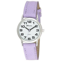 Ravel Women’s Classic Purple Leather Strap Watch R0105.13.17LA