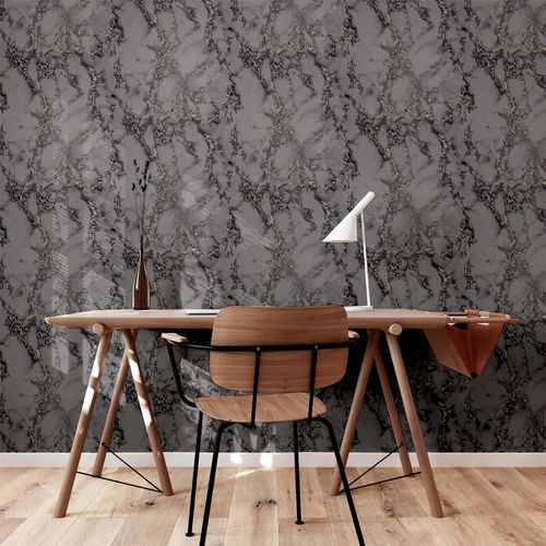 Carrara Marble Charcoal sw12