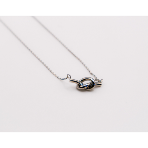 Eternal Knot Silver Necklace