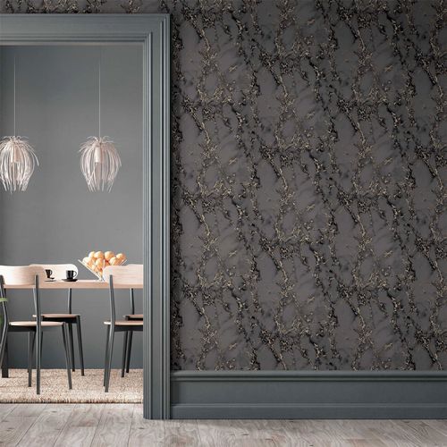 Carrara Marble Charcoal sw12