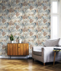 Abstract Texture Copper Navy sw12