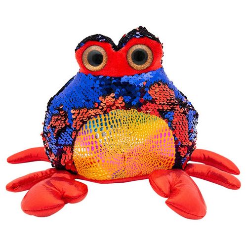 7’’ Glitzies Crab Magic Sequin Plush Assorted Colours