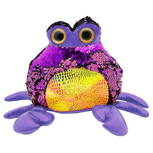 7’’ Glitzies Crab Magic Sequin Plush Assorted Colours