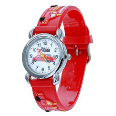 Relda Children’s Analogue 3D Fire Engine Red Silicone Strap Boy’s Watch REL48
