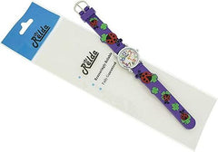 Relda Children’s Big Number Analog Ladybird On Purple Silicone Strap Girl’s Watch REL105