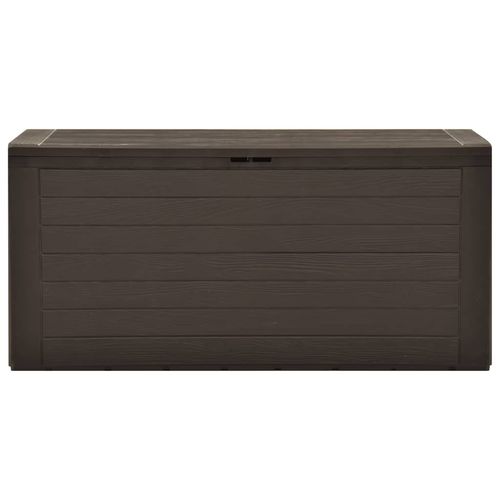 Garden Storage Box Brown 116x44x55 cm