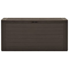 Garden Storage Box Brown 116x44x55 cm