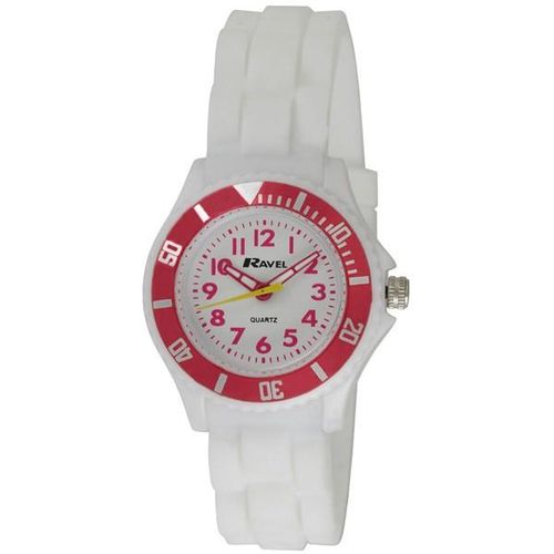 Ravel Children’s Sports Silicon Sports Watch White R1802.4
