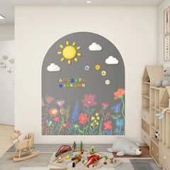 118 * 90CM Arch Blackboard Wall Stickers Home Creative Decoration Message Board Graffiti Space Renovation