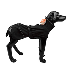 Water Repellent Softshell Dog Jacket Pet Clothes for Spring Autumn，Outdoor Sport Dog Jacket with High Neckline Collar