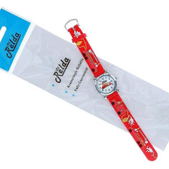 Relda Children’s Analogue 3D Fire Engine Red Silicone Strap Boy’s Watch REL48